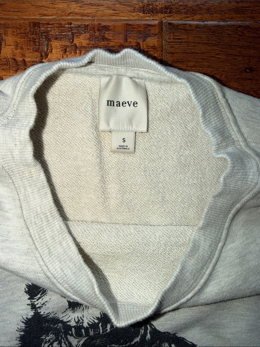 Maeve Anthropologie Best In Show Dog Graphic Sweatshirt, size small - Picture 2 of 8